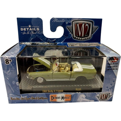 1968 Shelby G.T.500KR - Light Green Convertible (Detroit-Muscle Release FL01, Hood Open, Premium Range)