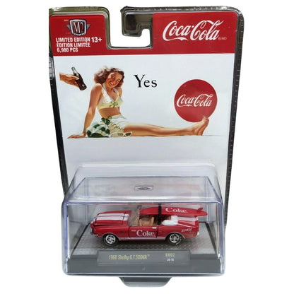 1968 Shelby G.T.500KR - Red & White Convertible (Coca-Cola Series Release BB02, Hood & Trunk Open)