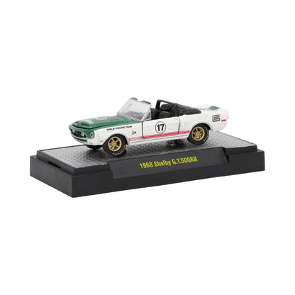 1968 Shelby G.T.500KR - White & Green Convertible (#17, Detroit-Muscle Release S30, Gold Rims)