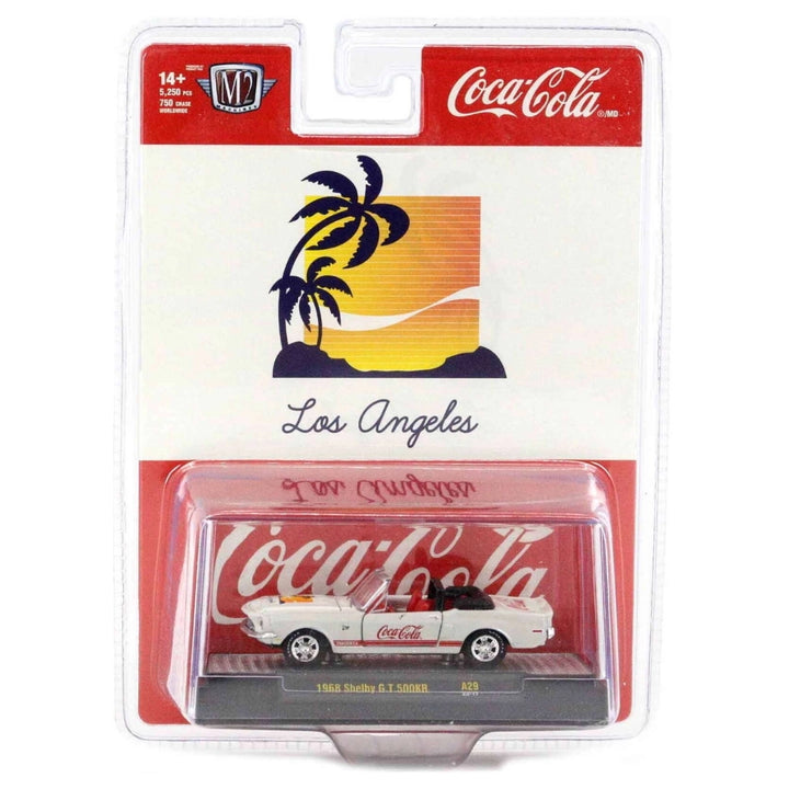 1968 Shelby G.T.500KR - White & Red Convertible (Coca-Cola Series Release A29, Red Interior)