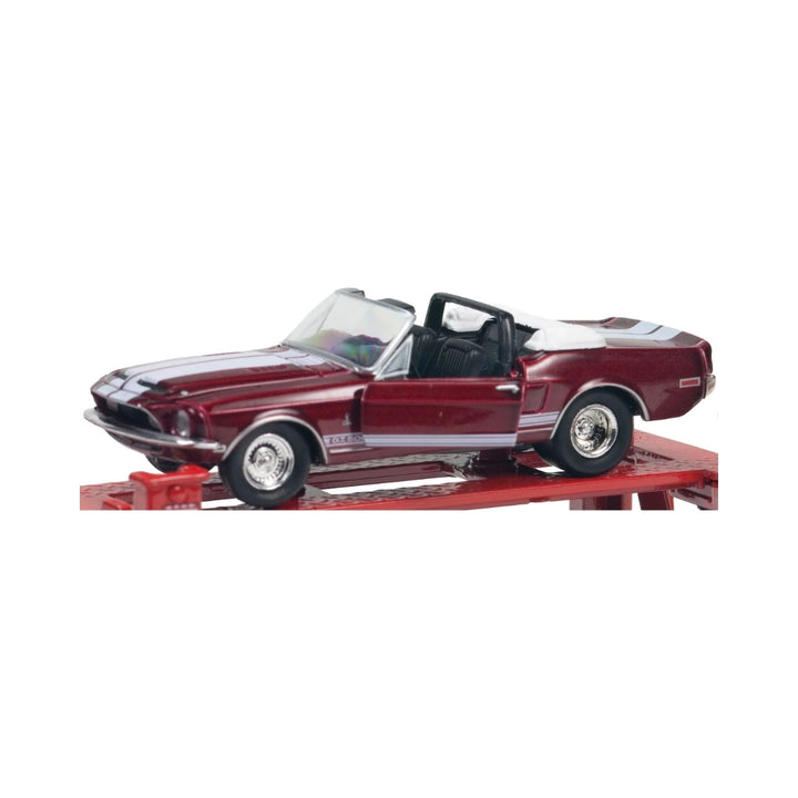 1968 Shelby GT500 - Maroon Convertible (Auto-Lift Release 06, Auto Lift Set Exclusive)