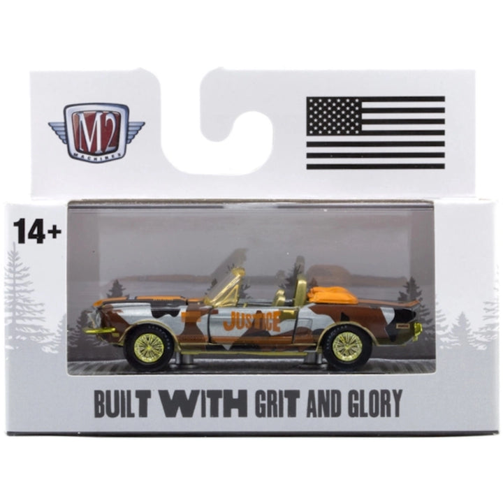 1968 Shelby GT500 KR - Black & Orange (Justice League Super Chase, Yellow Chrome Front Bumper & Rims, Brass Interior)