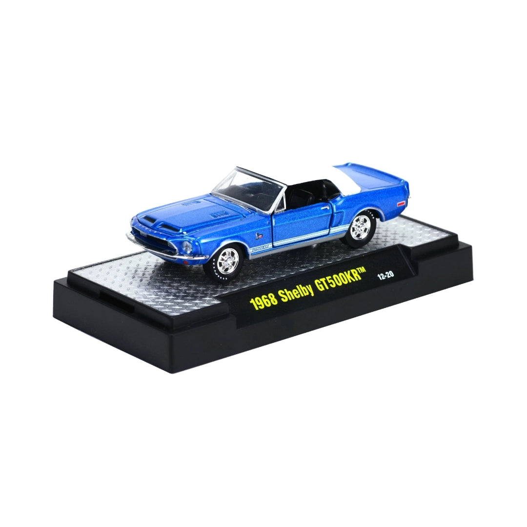 1968 Shelby GT500KR - Blue Convertible (50th Anniversary Edition, Clamshell Blister)