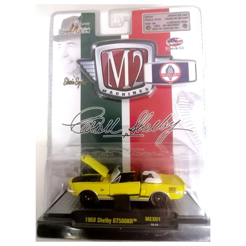 1968 Shelby GT500KR - Yellow Convertible (Release MEX01, Walmart Exclusive, Premium Range)