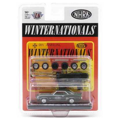 1969 Chevrolet Camaro SS/RS 396 - Dark Green (Silver Chrome Closed Rims, Black Interior)