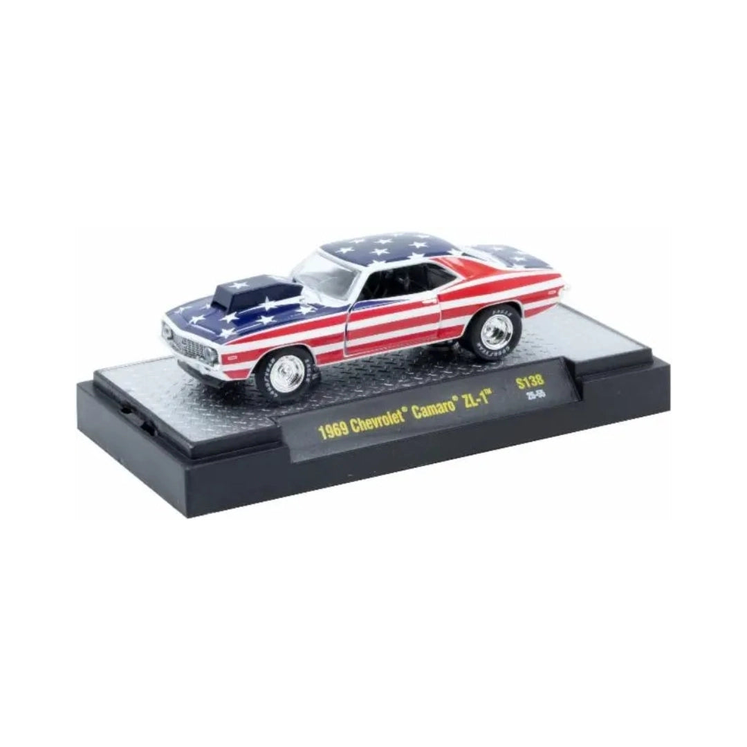 1969 Chevrolet Camaro ZL-1 - White, Red & Blue Stripes