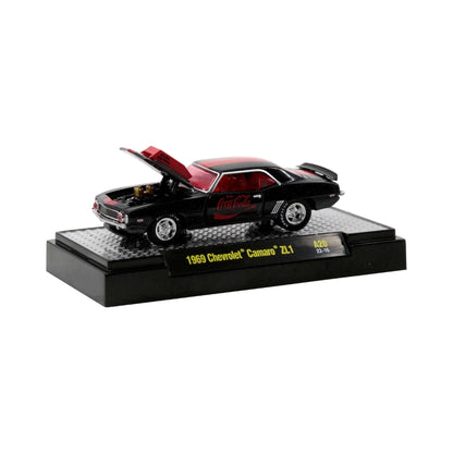 1969 Chevrolet Camaro ZL1 - Black & Red (Silver Chrome Rims & Details)