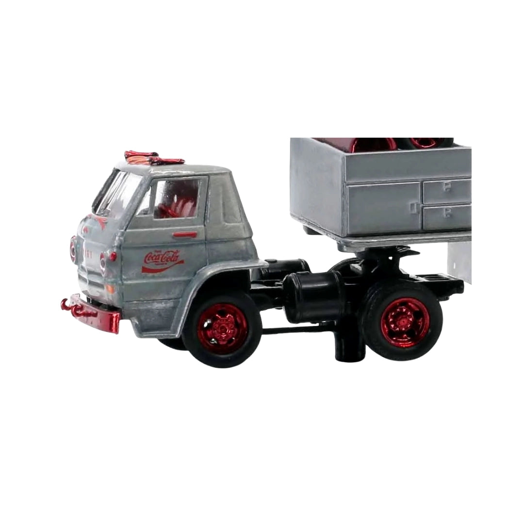 1969 Dodge L600 - Gray Coca-Cola (Super Chase, Red Wheels)