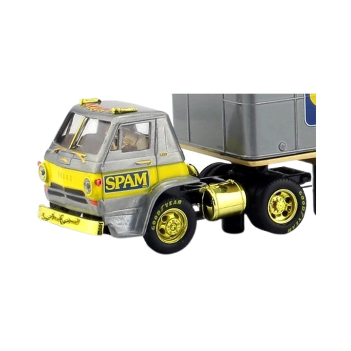 1969 Dodge L600 - Silver/Yellow SPAM (Super Chase, Gold Wheels)