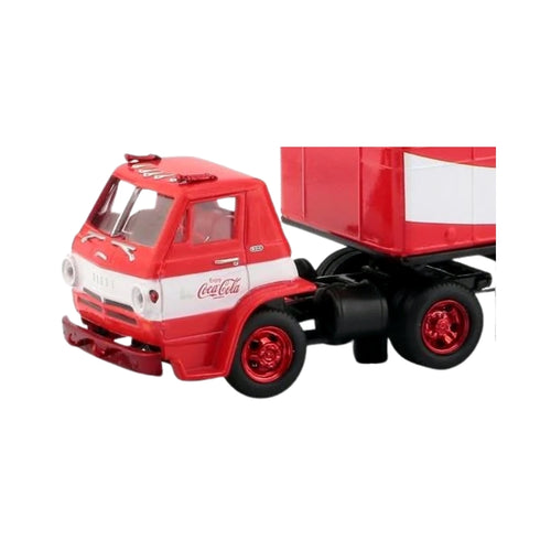 1969 Dodge L600 COE - Red/White Coca-Cola Chase (Red Wheels)