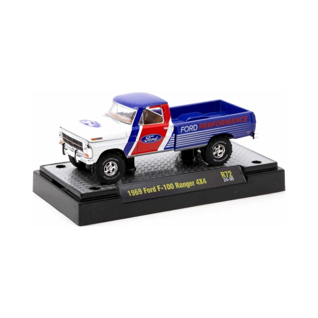 1969 Ford F-100 Ranger 4X4 - White, Blue & Red Ford Performance