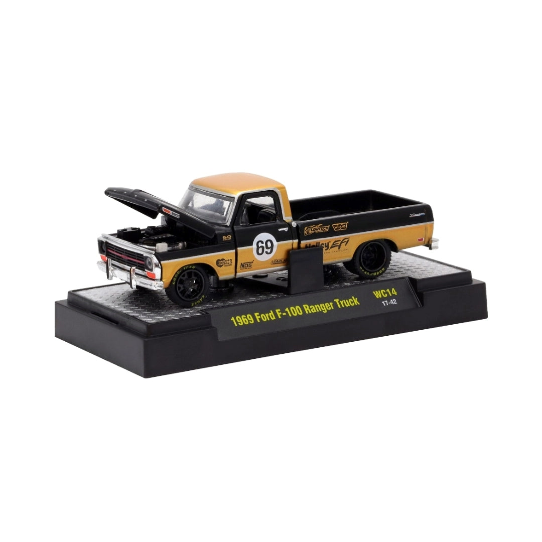 1969 Ford F-100 Ranger Truck - Black & Gold #69