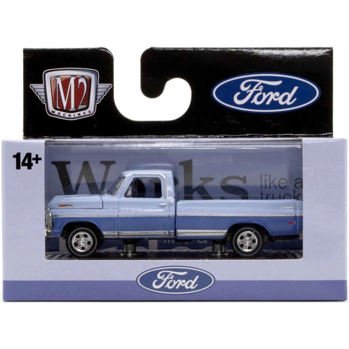 1969 Ford F-100 Ranger Truck - Light Blue & White