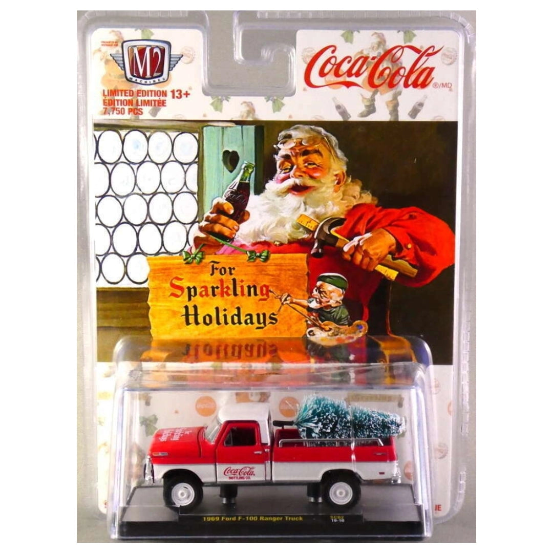 1969 Ford F-100 Ranger Truck - Red & White Coca-Cola Christmas Truck