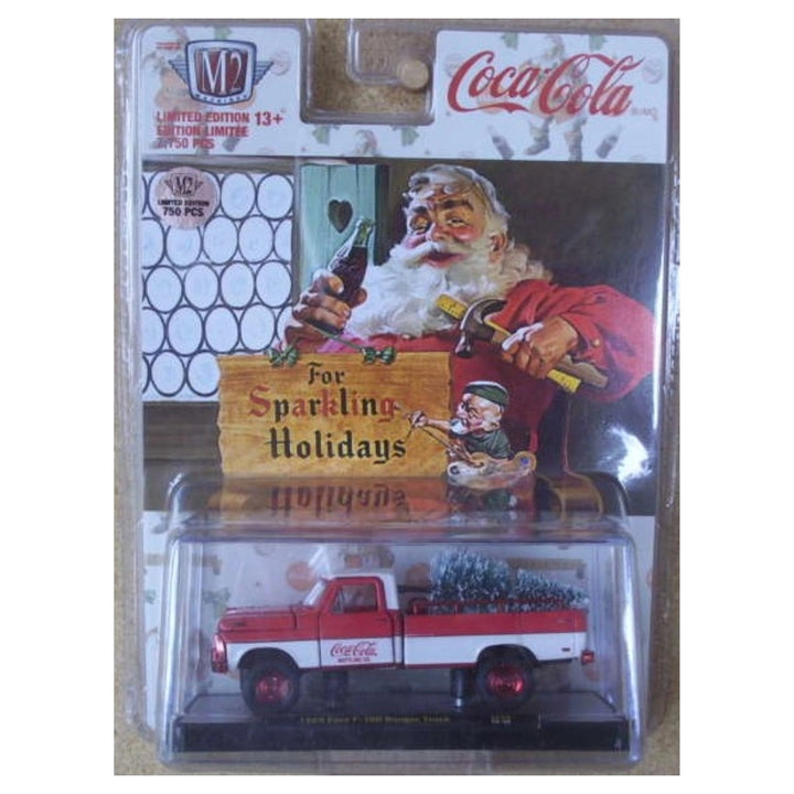 1969 Ford F-100 Ranger Truck - Red & White Coca-Cola Christmas Truck Chase