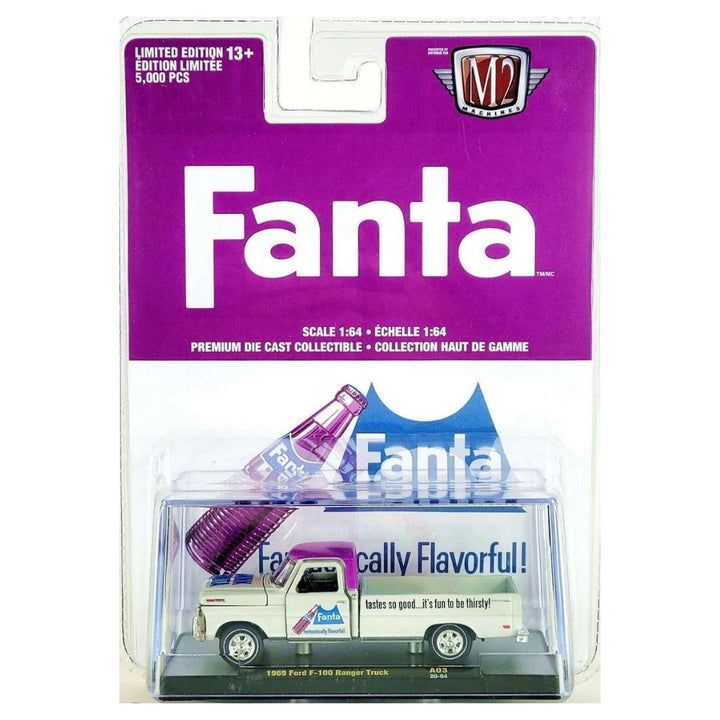 1969 Ford F-100 Ranger Truck - Silver & Purple Fanta