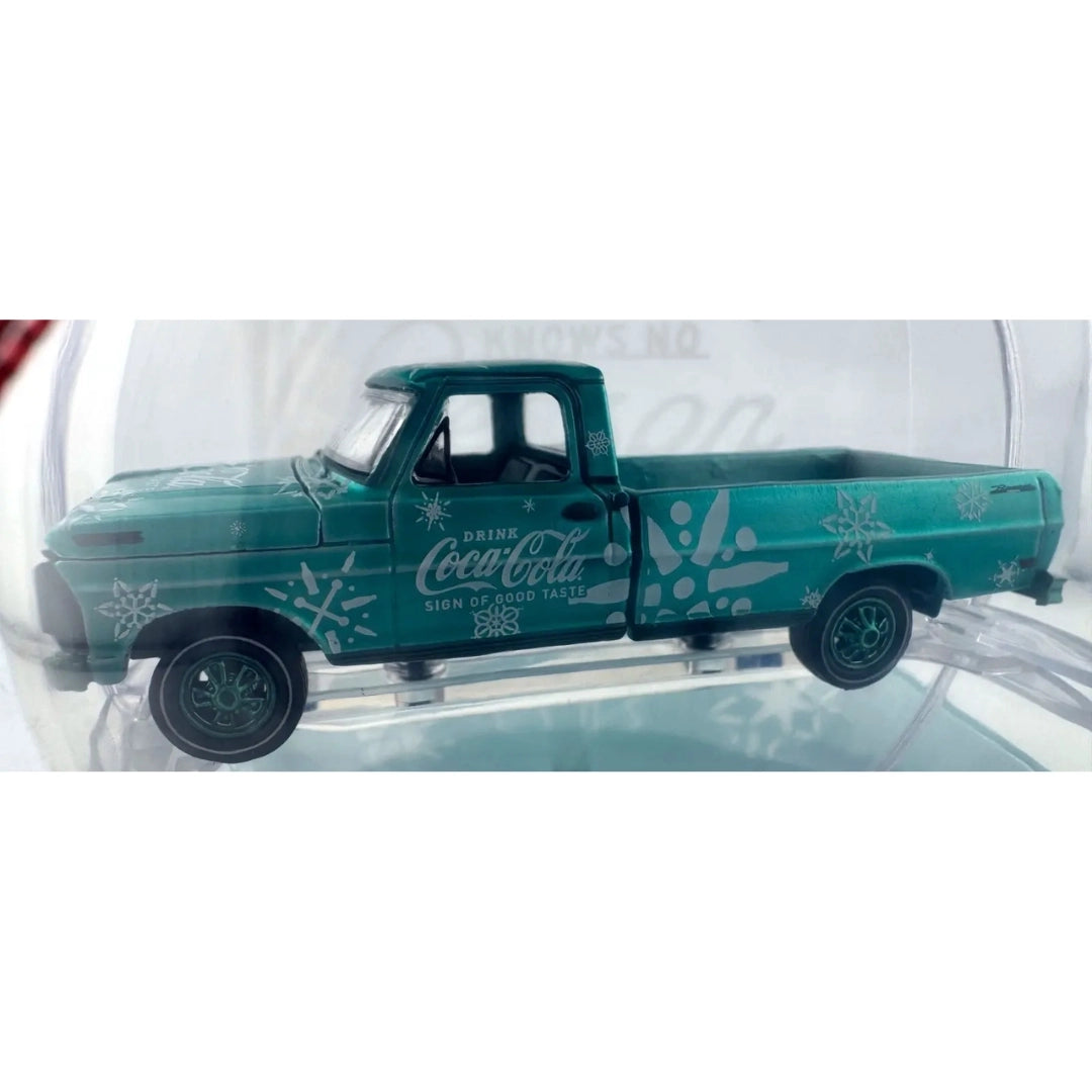 1969 Ford F-100 Ranger Truck - Turquoise Chase (Green Chrome Rims & Details)