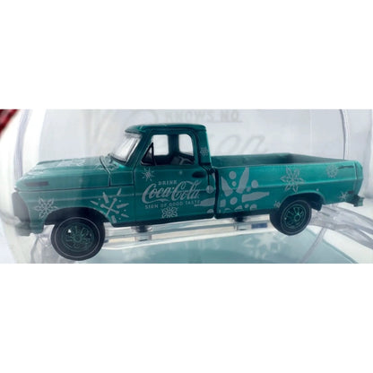 1969 Ford F-100 Ranger Truck - Turquoise Chase (Green Chrome Rims & Details)