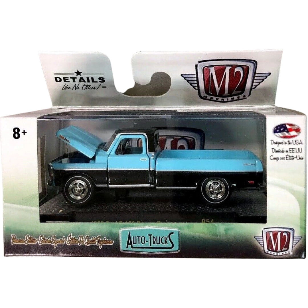 1969 Ford F-100 Ranger Truck - Turquoise & Black