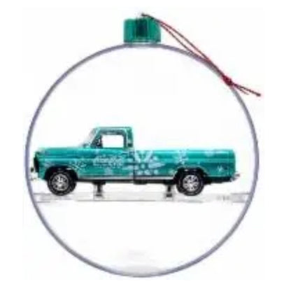 1969 Ford F-100 Ranger Truck - Turquoise (Silver Chrome Rims & Details)