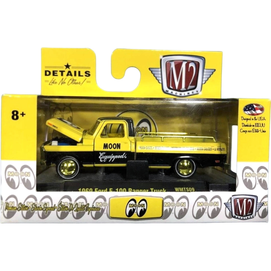 1969 Ford F-100 Ranger Truck - Yellow Mooneyes Chase