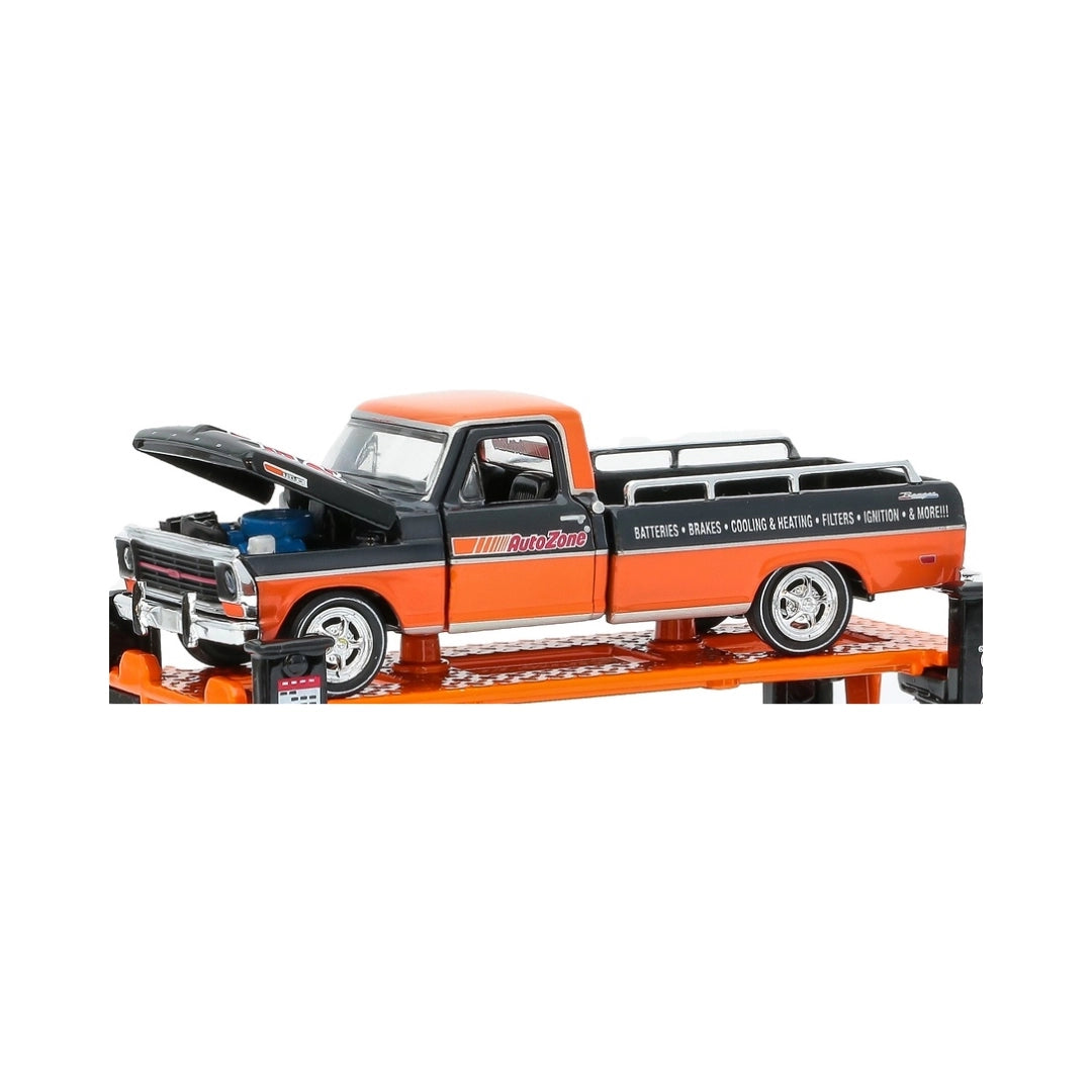 1969 Ford F-250 Ranger Truck - Orange, Black & Silver