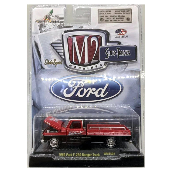 1969 Ford F-250 Ranger Truck - Red & Black Coca-Cola (Clamshell Blister)