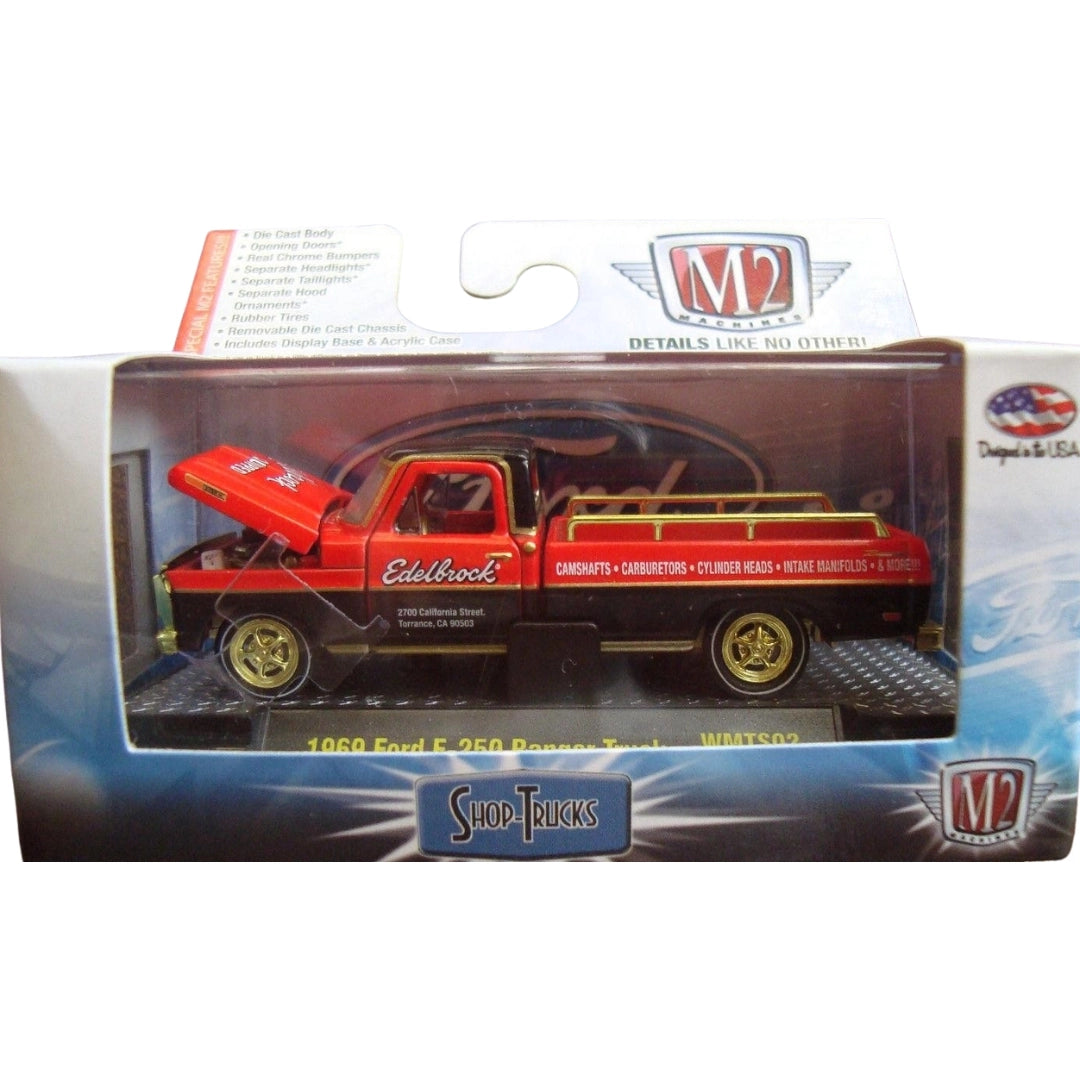 1969 Ford F-250 Ranger Truck - Red & Black (Box)