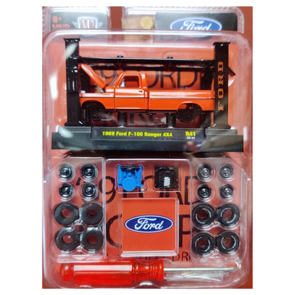 1969 Ford F100 Ranger 4X4 - Red Model-Kit