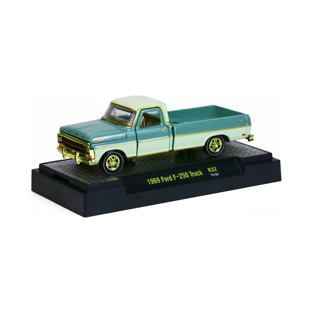 1969 Ford F250 Truck - Teal & White (Box)
