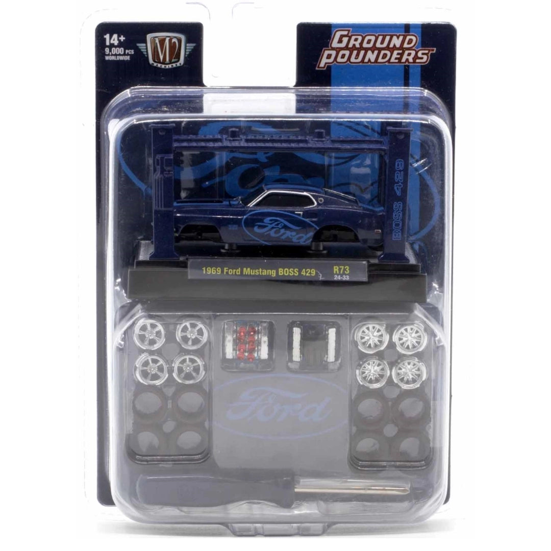 1969 Ford Mustang BOSS 429 - Blue Ford Livery (Ground Pounders Model-Kit Release 73)