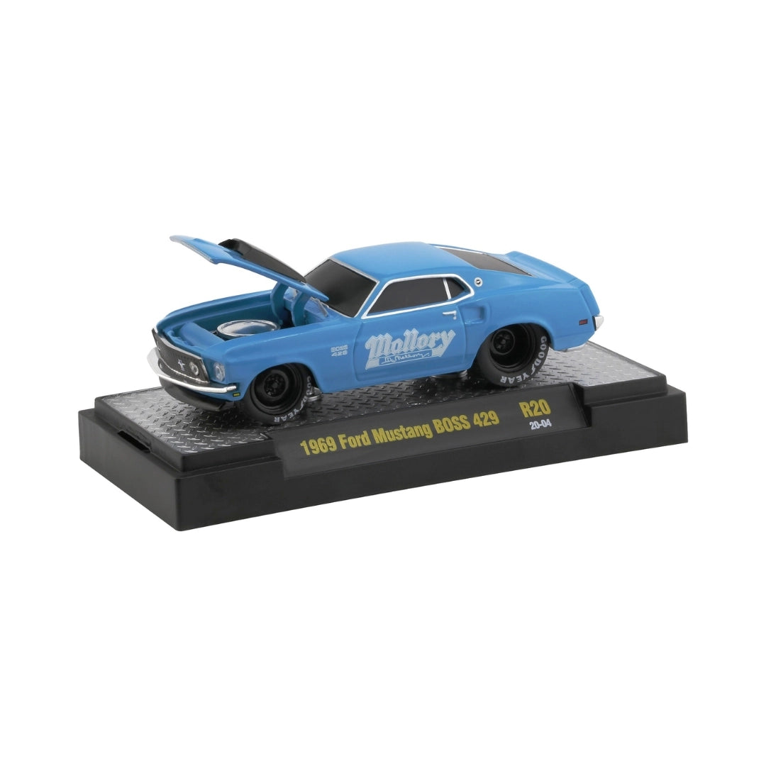 1969 Ford Mustang BOSS 429 - Light Blue Mallory Livery (Ground Pounders Release 20)