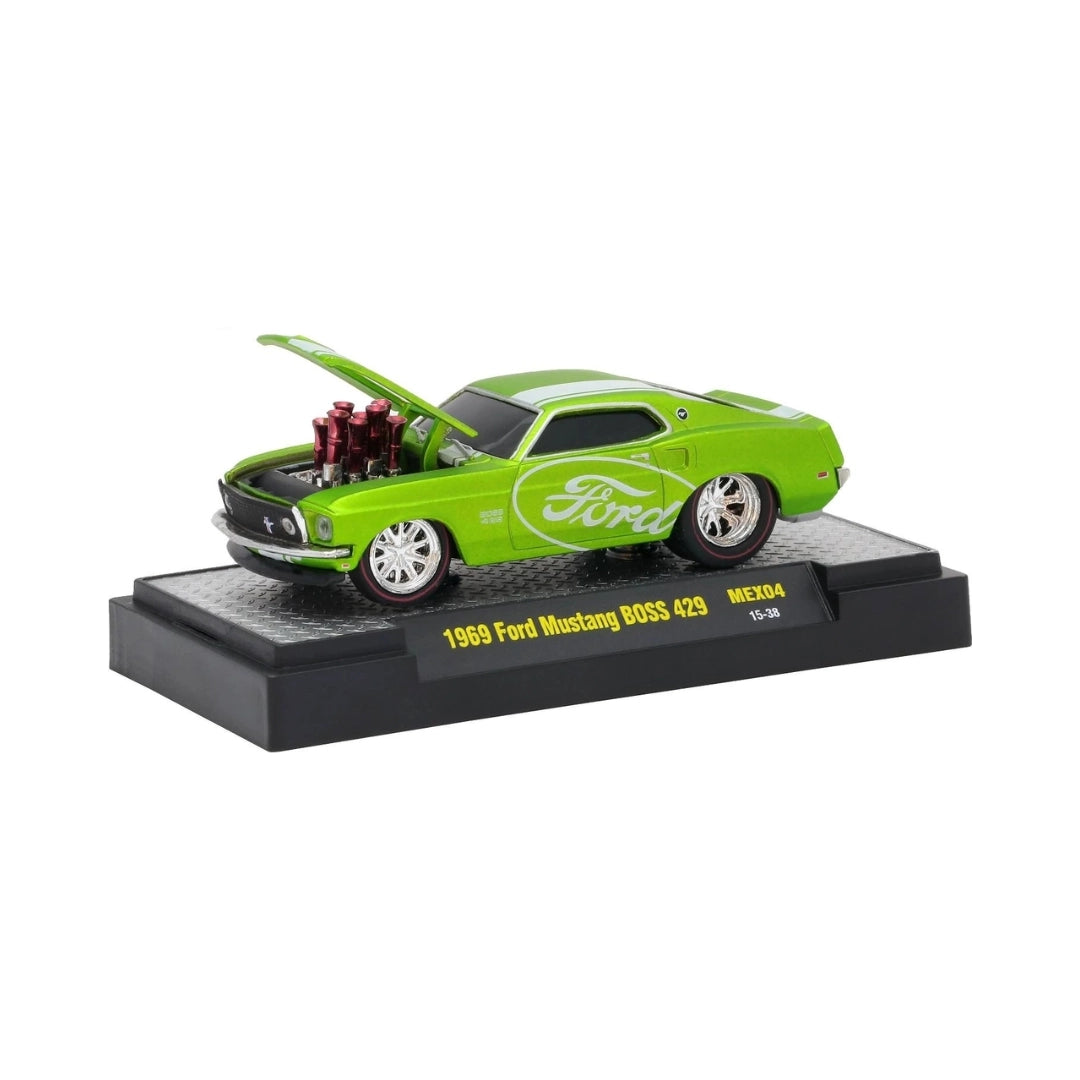 1969 Ford Mustang BOSS 429 - Lime Green Ford Livery (Auto-Vault Box)