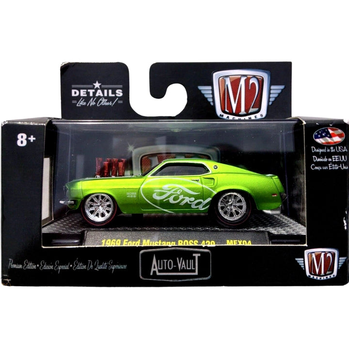 1969 Ford Mustang BOSS 429 - Lime Green Ford Livery (Auto-Vault Box)