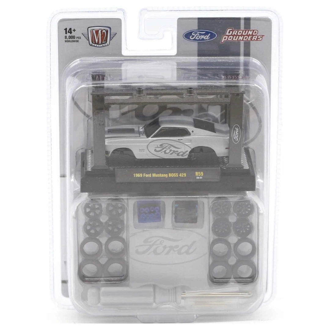 1969 Ford Mustang BOSS 429 - White Ford Livery (Ground Pounders Model-Kit Release 59)
