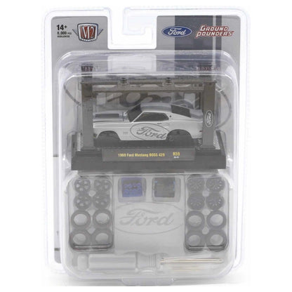 1969 Ford Mustang BOSS 429 - White Ford Livery (Ground Pounders Model-Kit Release 59)