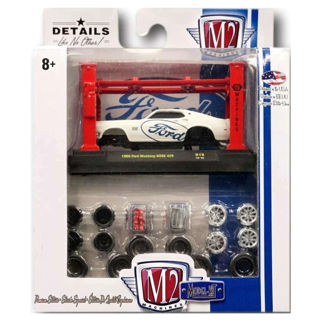 1969 Ford Mustang BOSS 429 - White Ford Livery (Model-Kit Release 19)