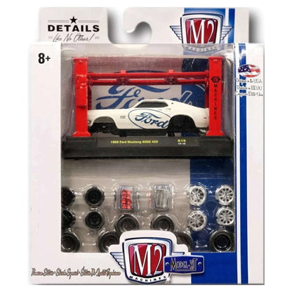 1969 Ford Mustang BOSS 429 - White Ford Livery (Model-Kit Release 19)