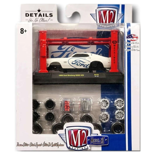 1969 Ford Mustang BOSS 429 - White Ford Livery (Model-Kit Release 19)