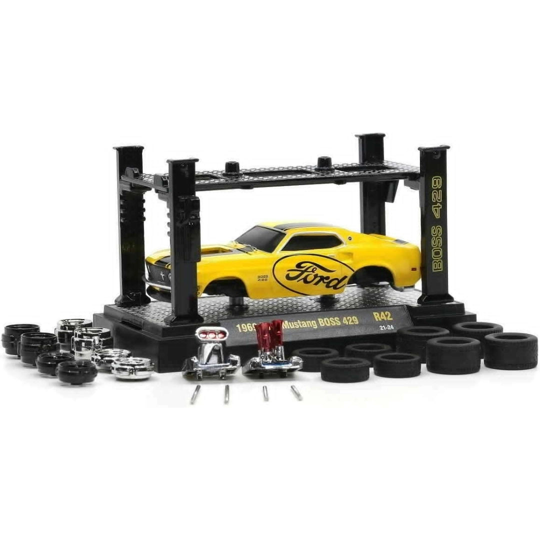 1969 Ford Mustang BOSS 429 - Yellow Ford Livery (Ground Pounders Model-Kit Release 42)