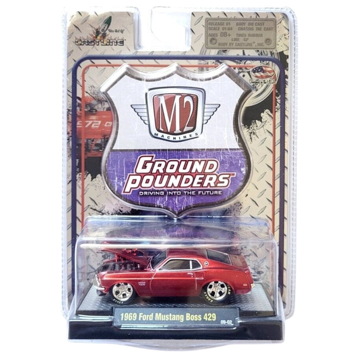 1969 Ford Mustang Boss 429 - Red (Clamshell Blister)