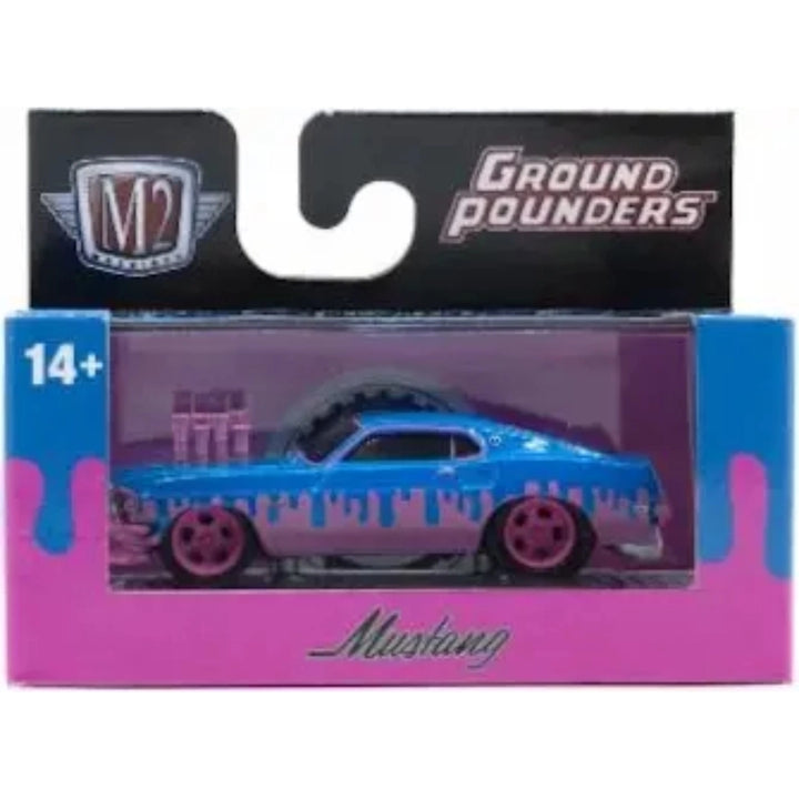 1969 Ford Mustang GT - Blue with Pink Rims & Details (Chase)
