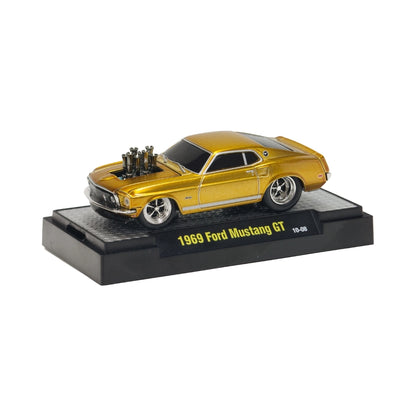 1969 Ford Mustang GT - Gold (Box)