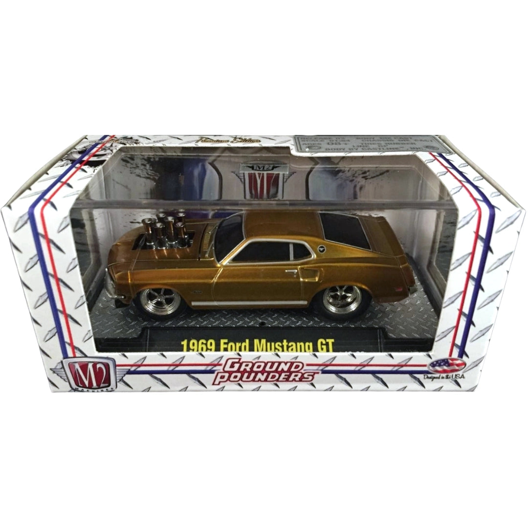 1969 Ford Mustang GT - Gold (Box)