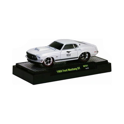 1969 Ford Mustang GT - White (Detroit-Muscle Release MT01)