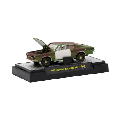 1969 Plymouth Barracuda 340 – Green & White (Two-Tone)