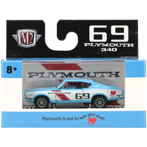 1969 Plymouth Barracuda 340 – Light Blue (#59 Racing Livery)