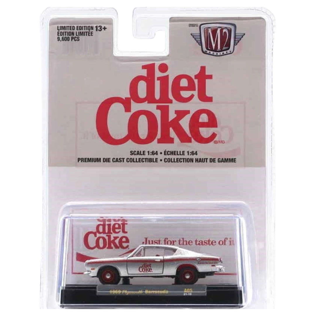 1969 Plymouth Barracuda – Silver & Red (Coca-Cola / Diet Coke Livery)