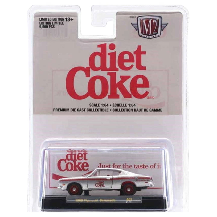 1969 Plymouth Barracuda – Silver & Red (Coca-Cola / Diet Coke Livery)