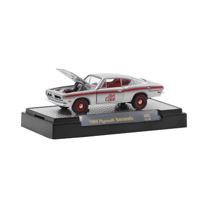 1969 Plymouth Barracuda – Silver & Red (Coca-Cola / Diet Coke Livery)